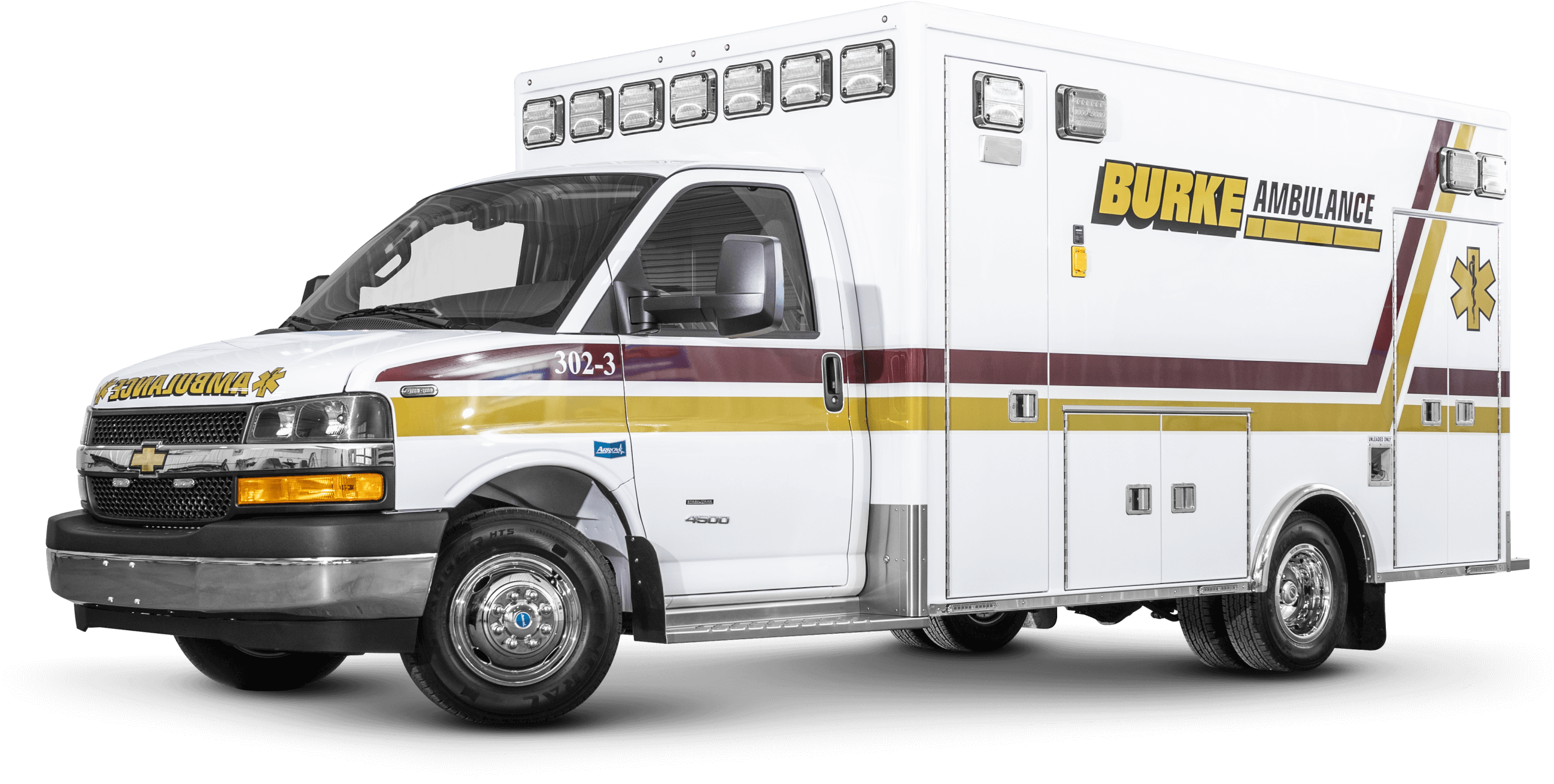 Burke Ambulance Service 2022 Chevy G4500 Type 3 Ambulance