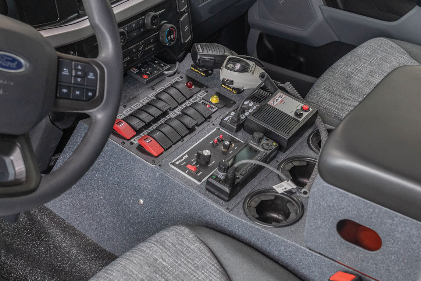 Command Center with Rocker Switches