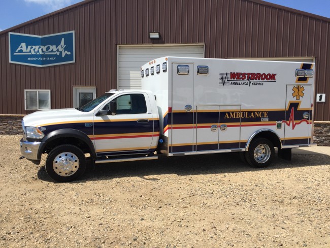 Ambulance delivered to Westbrook Ambulance Service