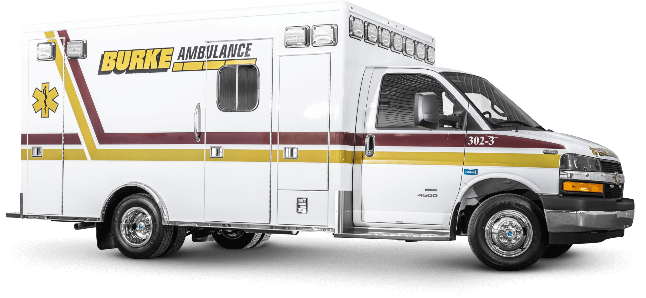Burke Ambulance Service 2022 Chevy G4500 Type 3 Ambulance