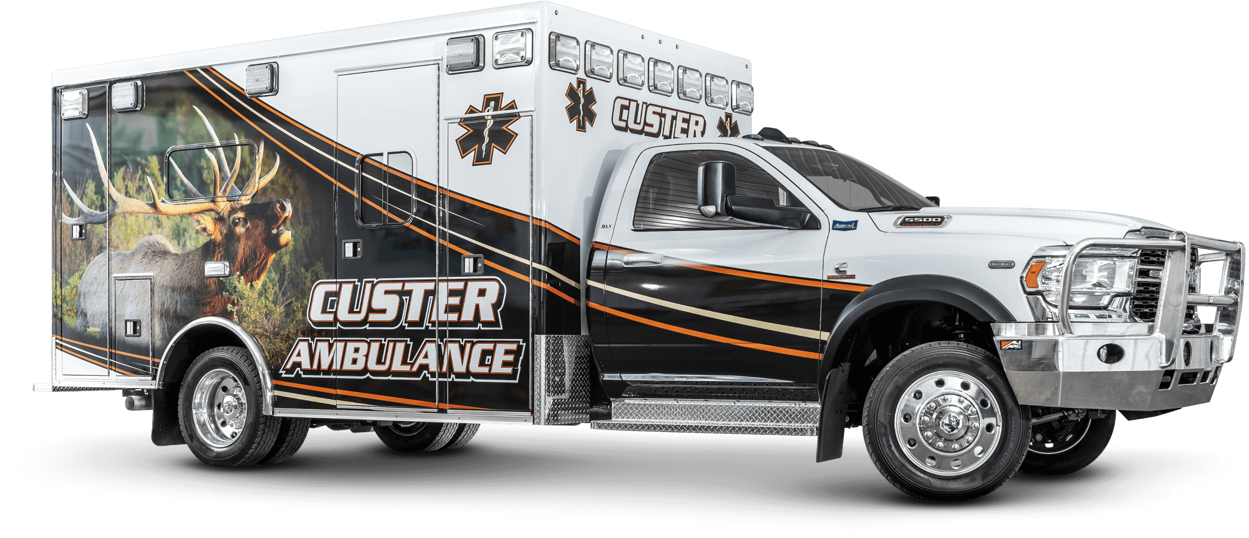 Custer Ambulance Service Ram 5500 Heavy Duty Ambulance