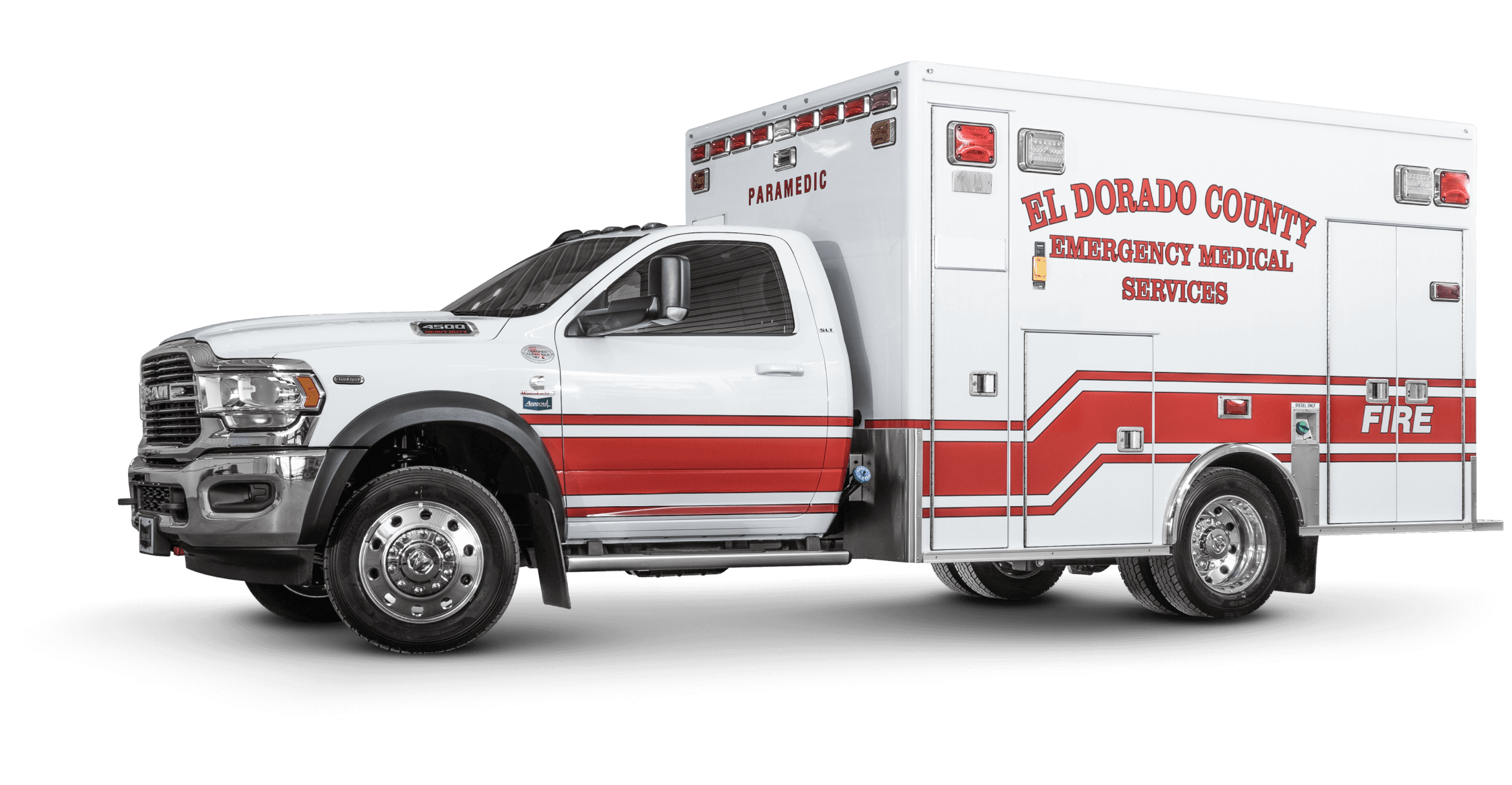 El Dorado County EMS Ram 4500 Heavy Duty Ambulance