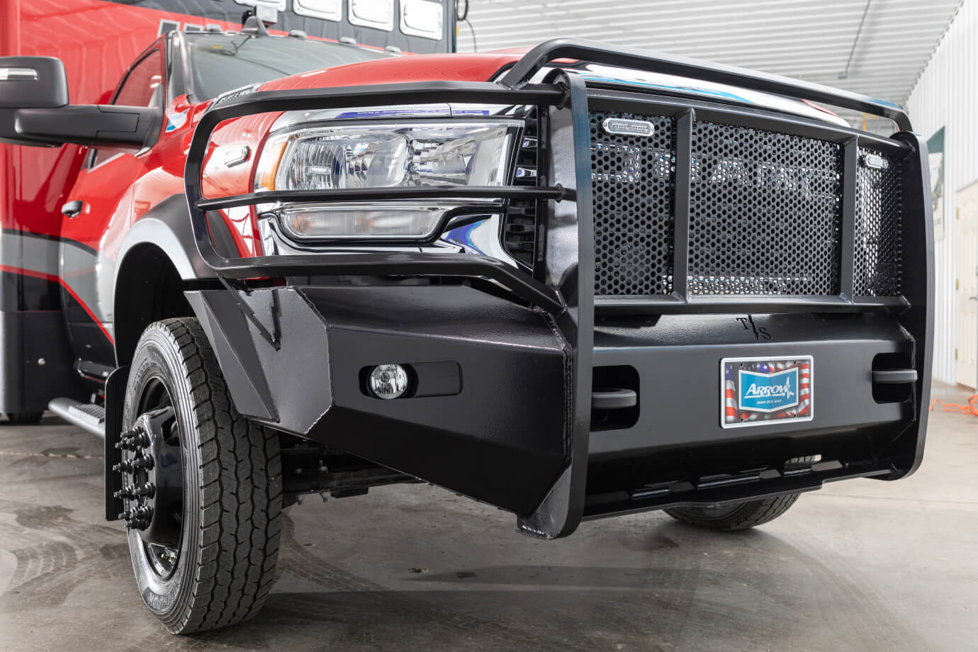 Custom Bumper with Grill Guard