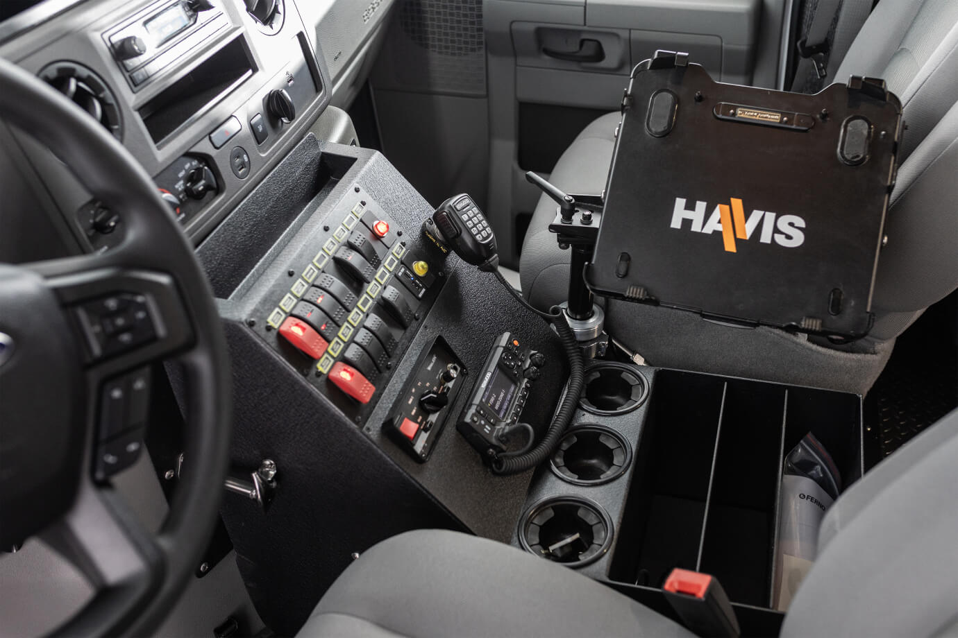 Command Center with Rocker Switches