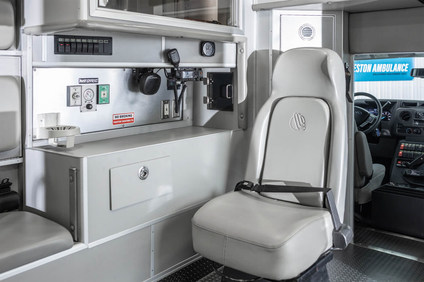 Interior Workspace and Captain's Chair