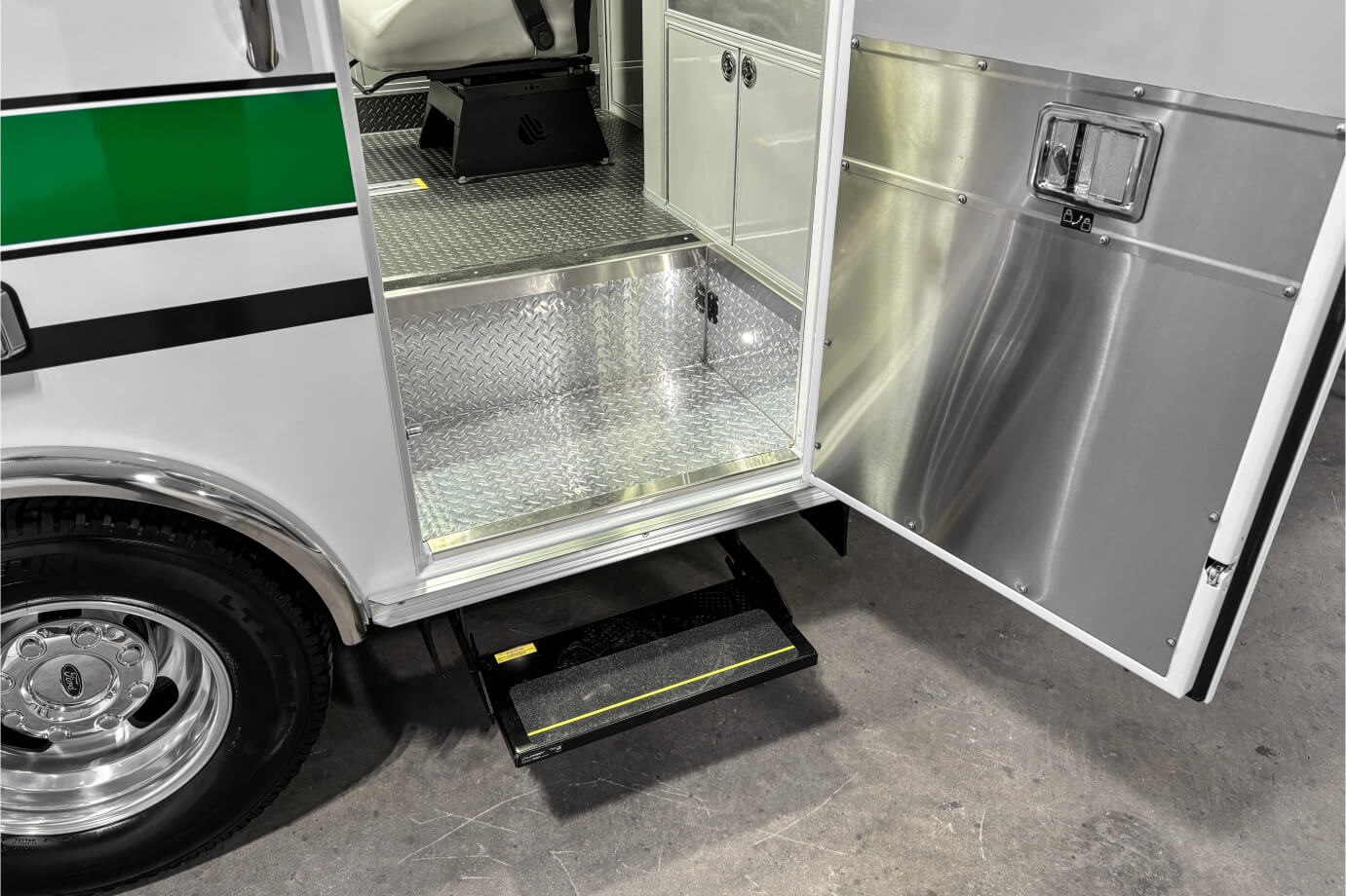 Stainless Steel Trim with Step