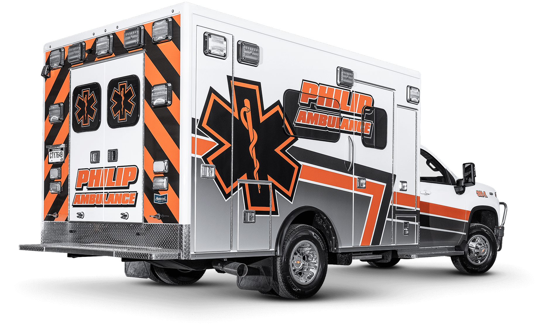 Philip Ambulance Chevy K3500 Type 1 4x4 Ambulance