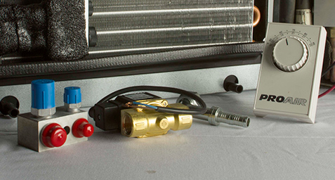 Remounted ambulance heat and air conditioning