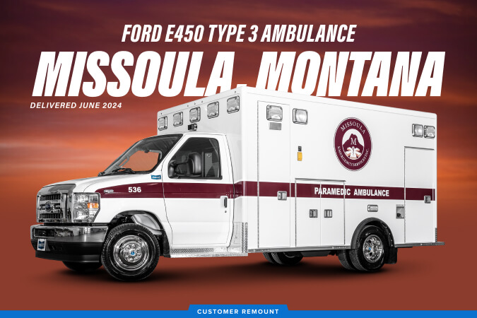 2024 Ford E450 Type 3 Ambulance