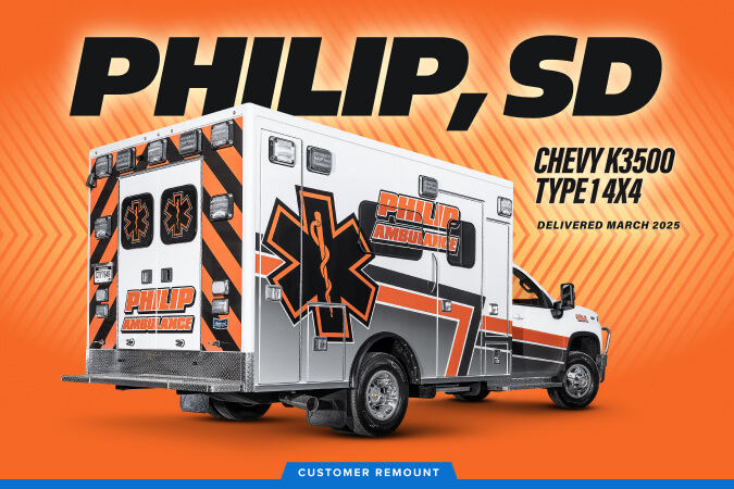 2024 Chevrolet K3500 4x4 Type 1 Ambulance