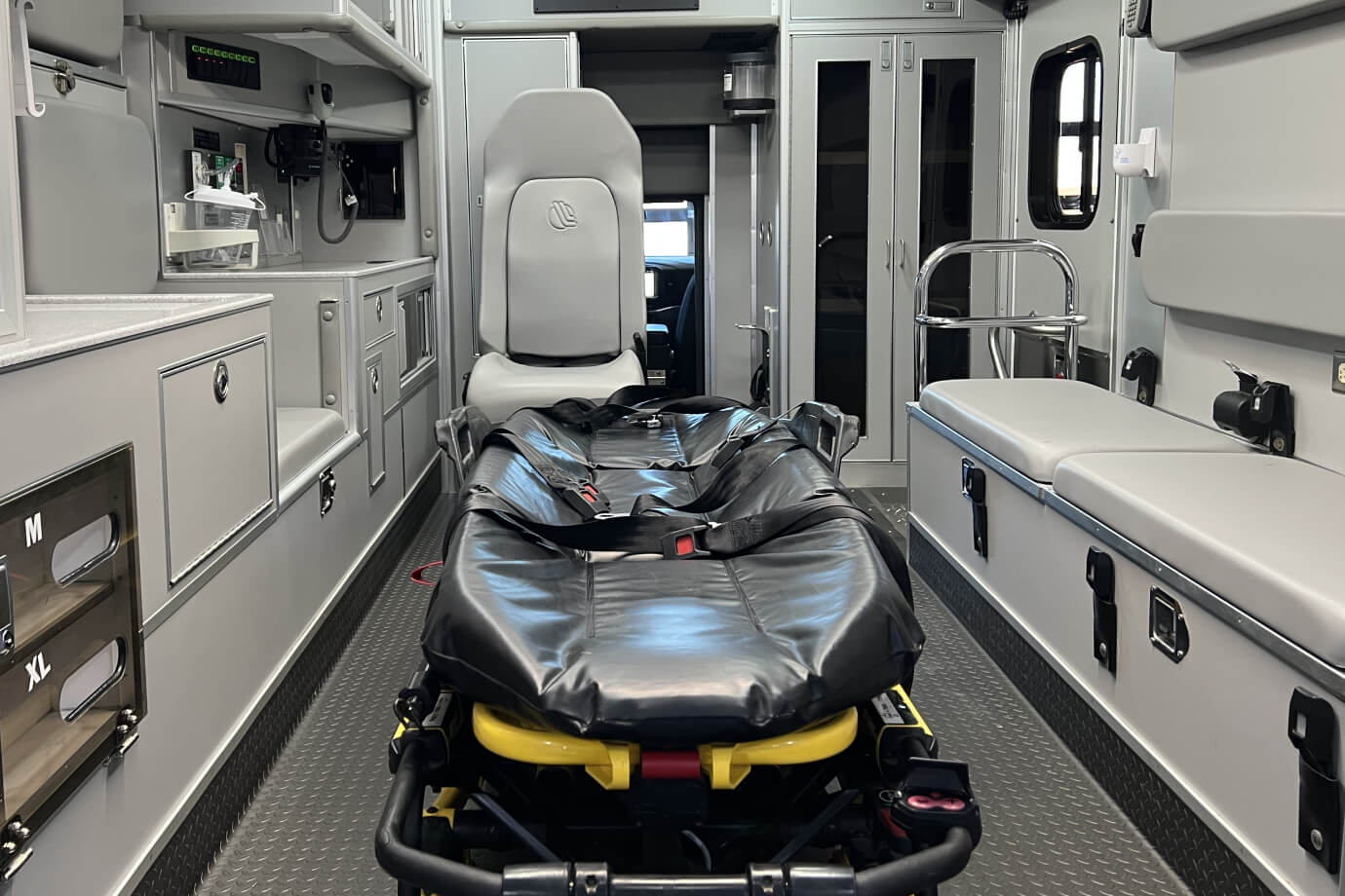 Interior View of Ambulance Box