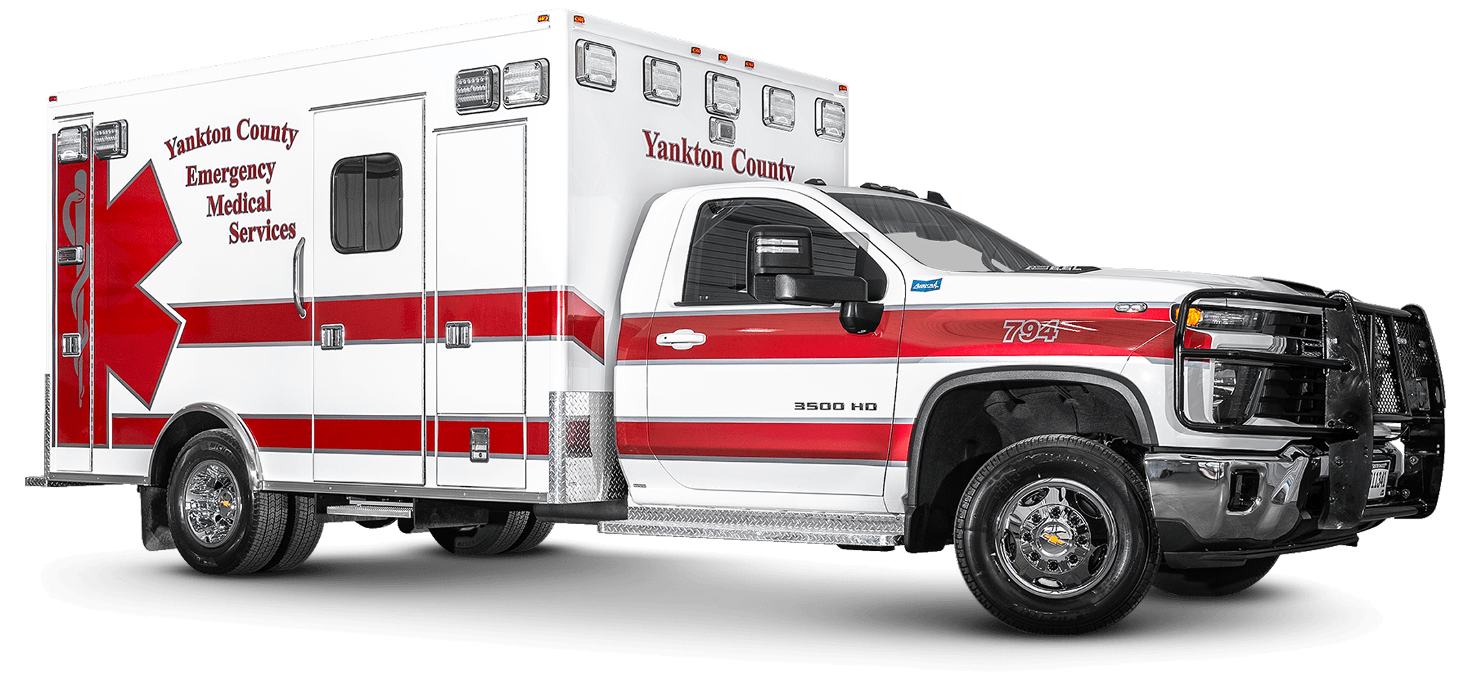 Yankton County EMS Chevy K3500 Type 1 Ambulance