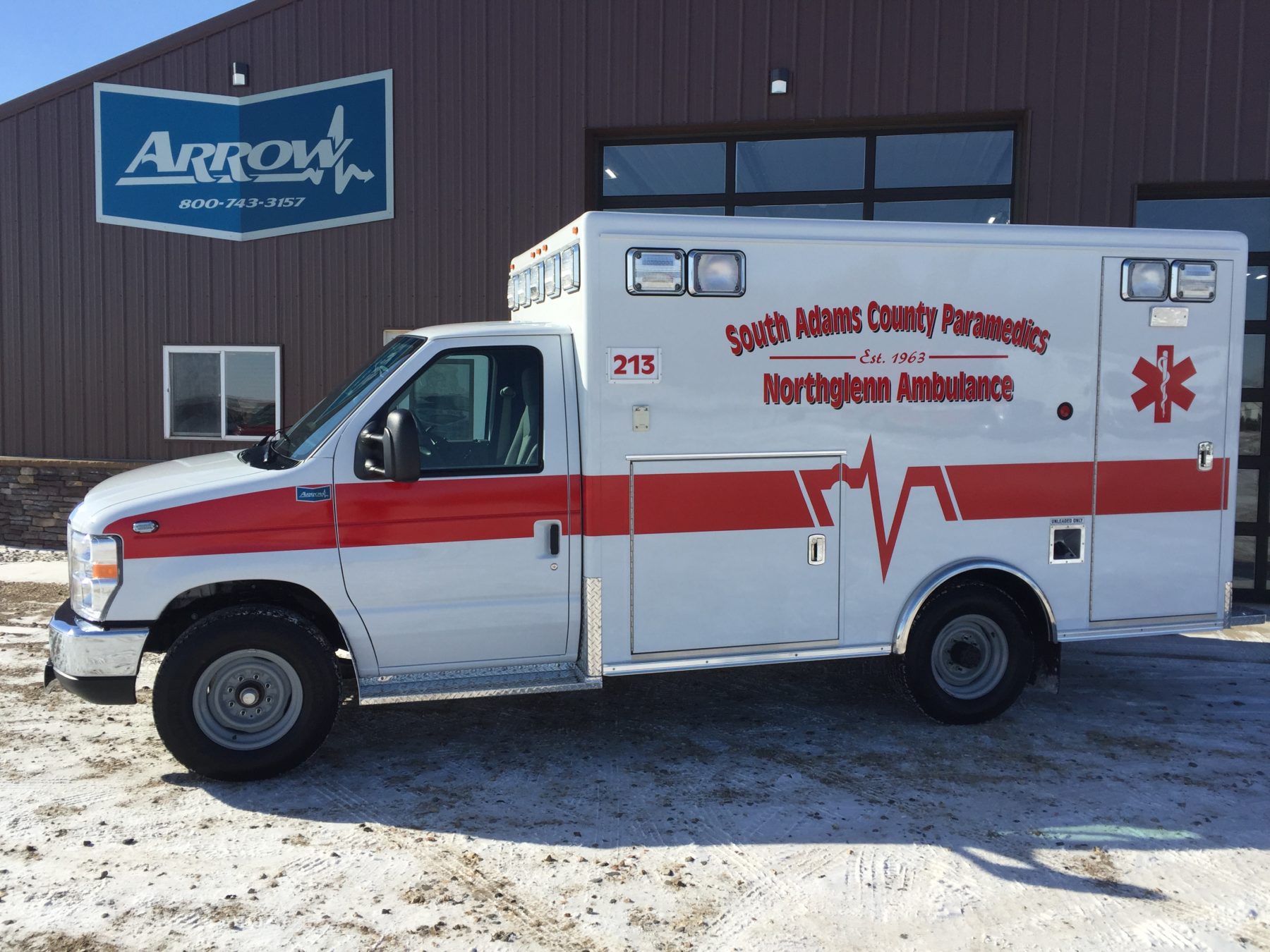 Delivery # 12630 - 2019 Ford E350 Type 3 Arrow Ambulance