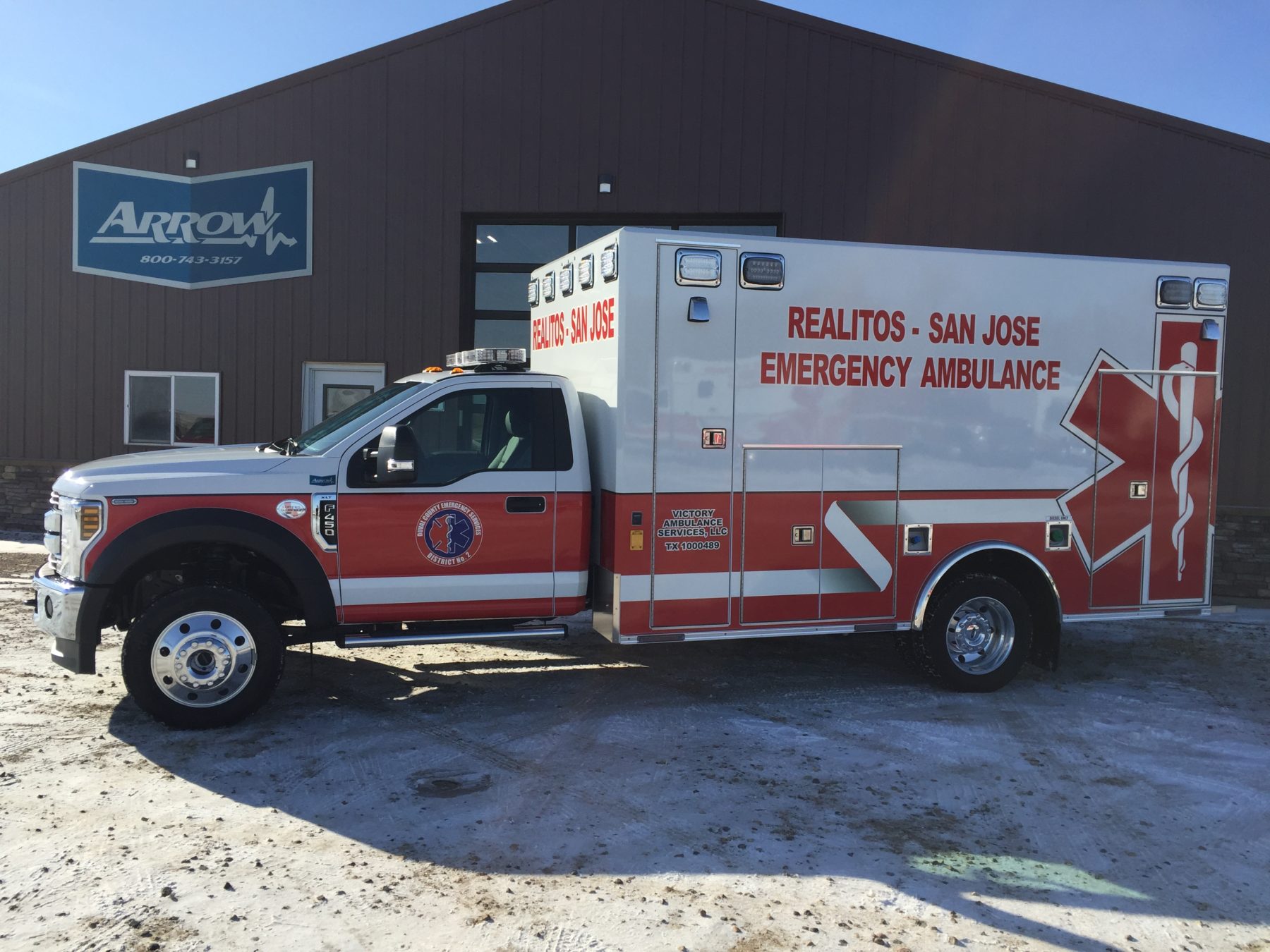 Delivery # 14609 – 2019 Ford F450 Heavy Duty 4x4 Arrow Ambulance