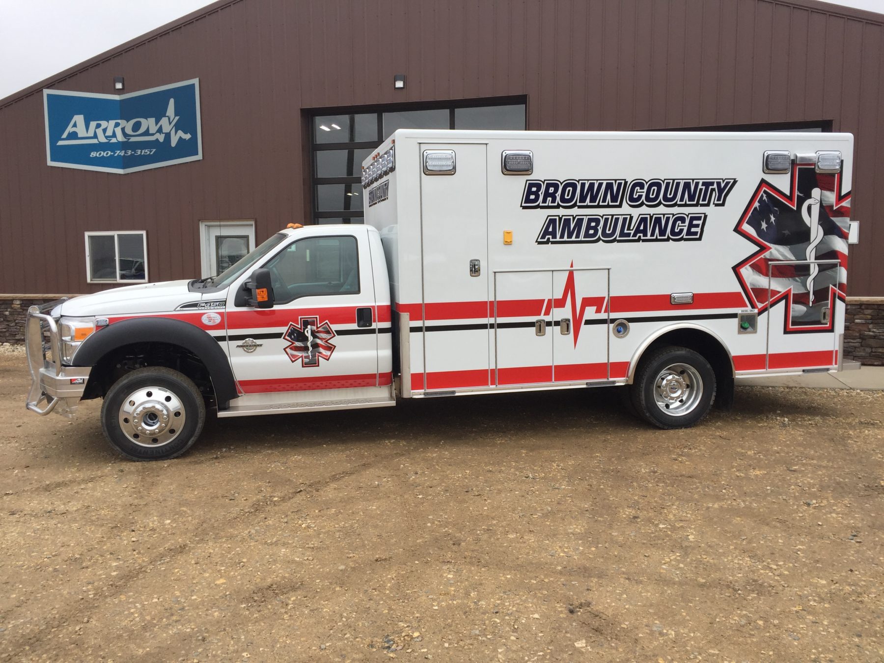 2016 Ford F450 4x4 Heavy Duty Ambulance For Sale – Picture 1