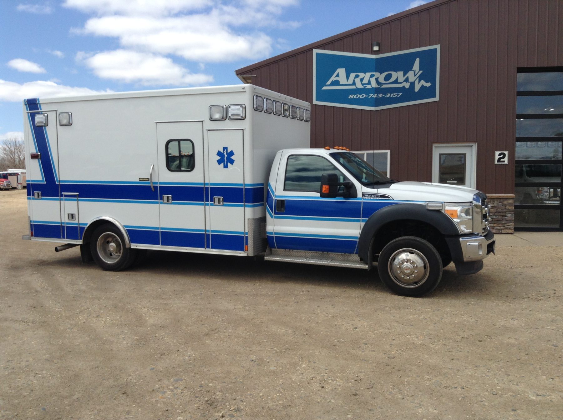 Truck # 21648 - 2011 Ford F450 Heavy Duty 4x4 Medtec Ambulance For Sale