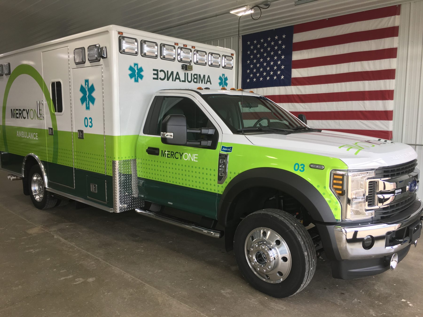 Remount Delivery # 24827 – 2019 Ford F450 Heavy Duty 4x4 Arrow Ambulance