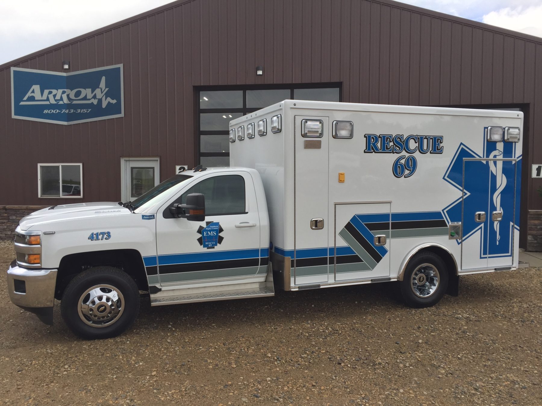 2018 Chevrolet K3500 4x4 Type 1 Ambulance For Sale – Picture 1