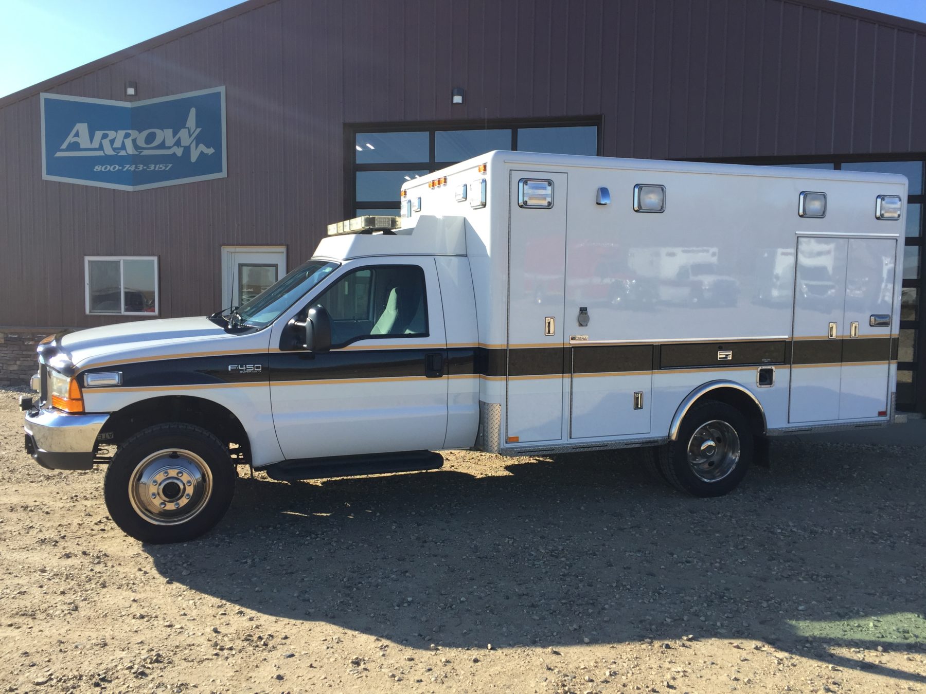 Truck 72018 2000 Ford F450 Heavy Duty 4x4 Horton Ambulance For Sale