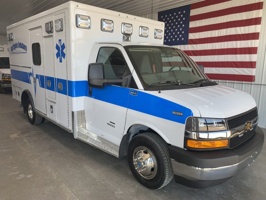 2023 Chevrolet G4500 Type 3 Ambulance delivered to Northglenn Ambulance in Northglenn, CO