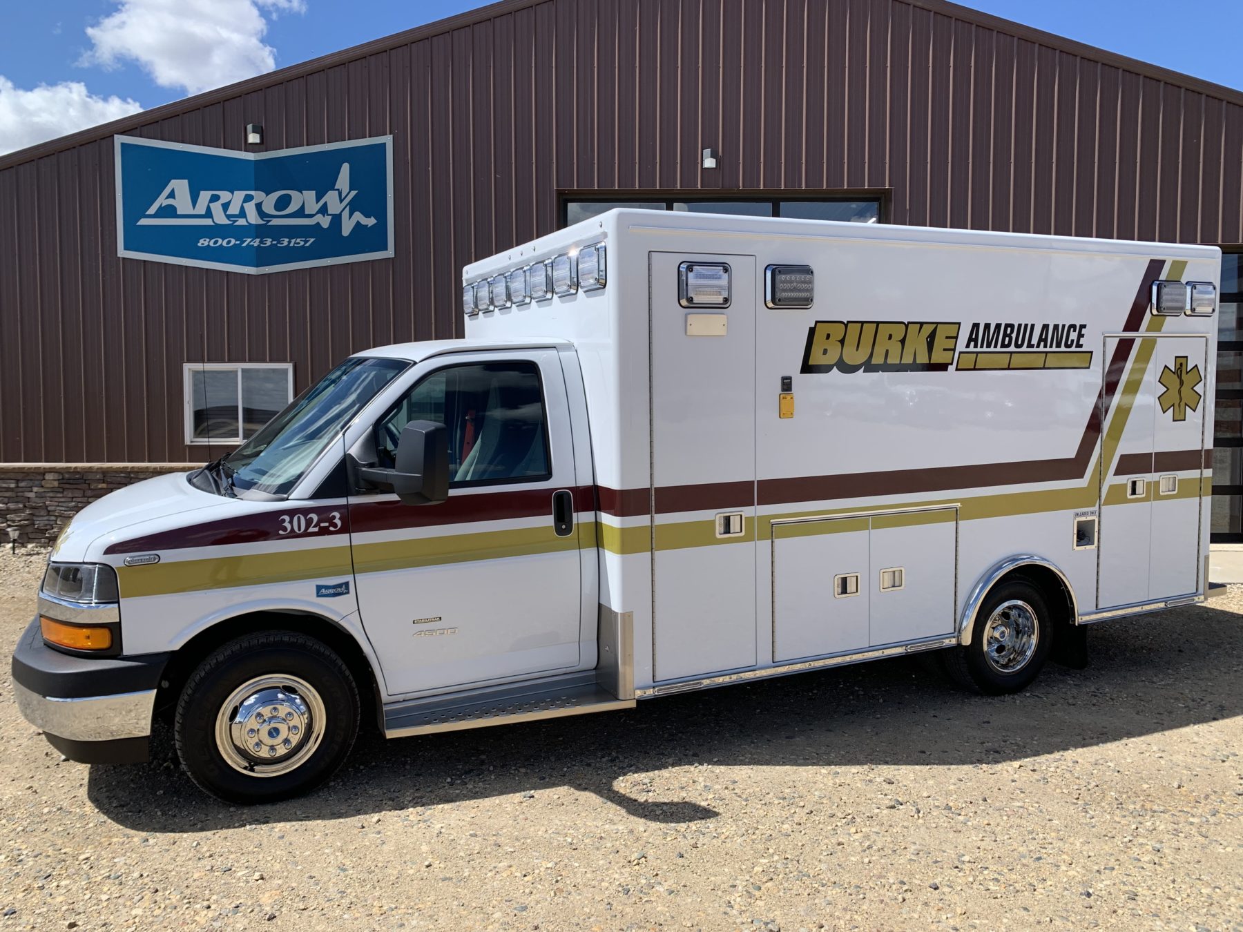 Truck # 01656 - 2022 Chevrolet G4500 Type 3 Arrow Ambulance