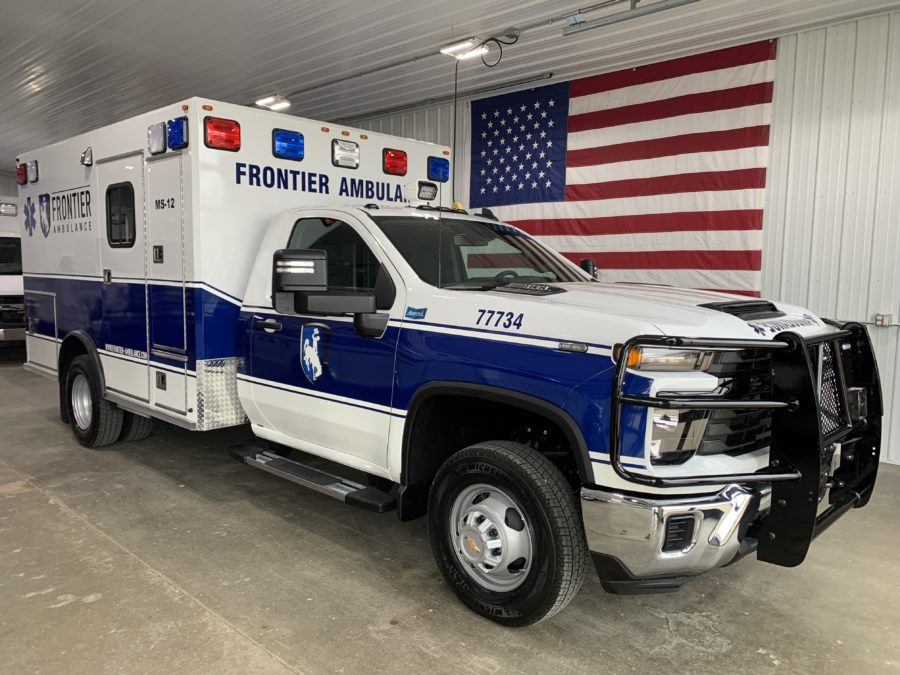 2024 Chevrolet K3500 Type 1 4x4 Ambulance delivered to Fremont County in Lander, WY