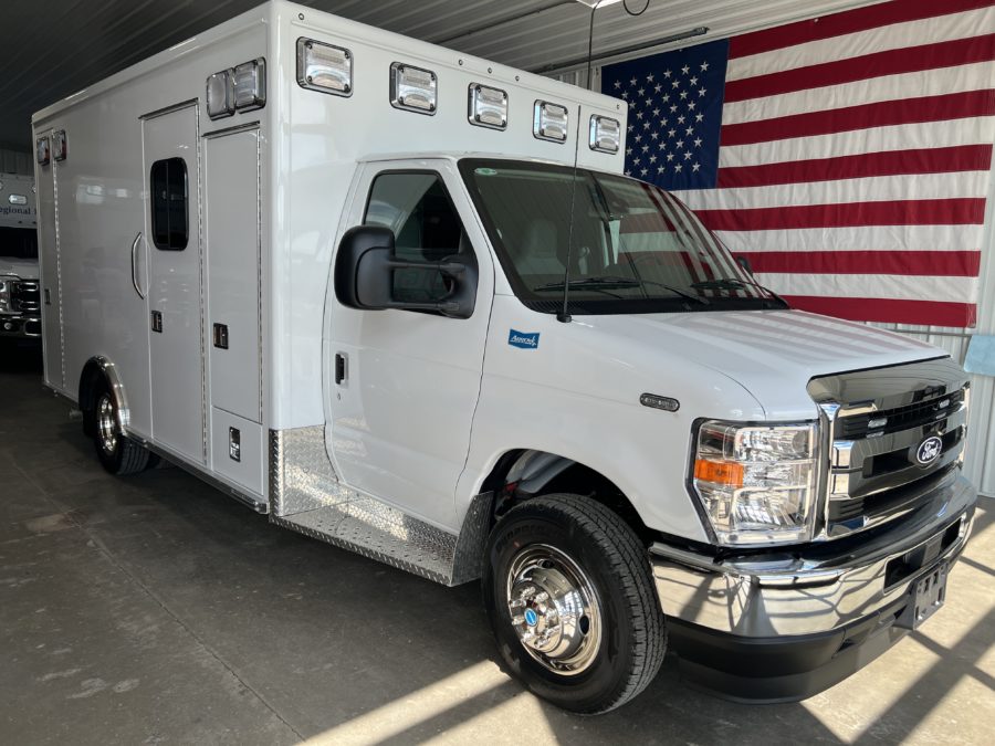 2027 Ford E450 Type 3 Ambulance delivered to HCA HealthOne AirLife EMS (Northglenn Ambulance) in Northglenn, CO