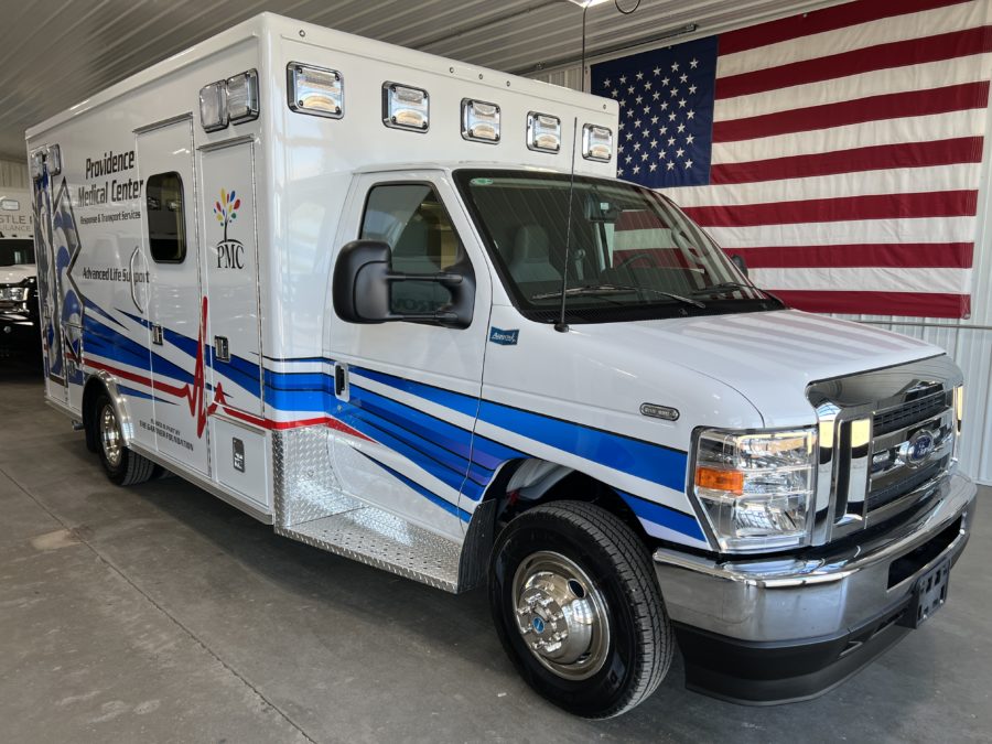 2024 Ford E450 Type 3 Ambulance delivered to Providence Medical Center in Wayne, NE