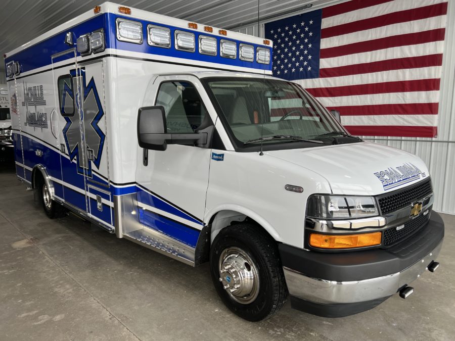 2023 Chevrolet G4500 Type 3 Ambulance delivered to Moville Ambulance in Moville, IA