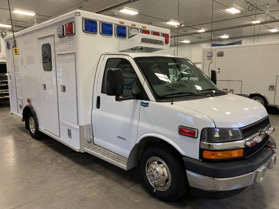 2017 Chevrolet G4500 Type 3 Ambulance delivered to Valley Ambulance Service in Scottsbluff, NE