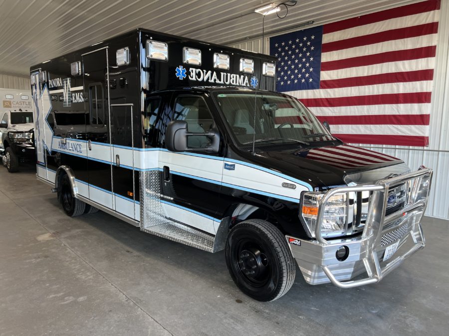 2024 Ford E450 Type 3 Ambulance delivered to Panora EMS in Panora, IA