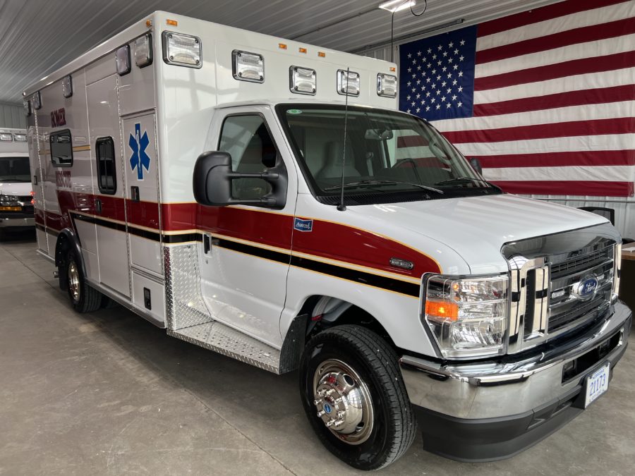 2024 Ford E450 Type 3 Ambulance delivered to Homer Rural Fire Protection District in Homer, NE