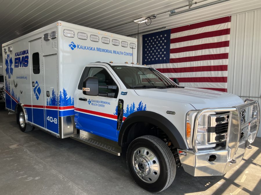 Ford F550 Heavy Duty 4x4 Ambulance delivered to Kalkaska EMS in Kalkaska, MI