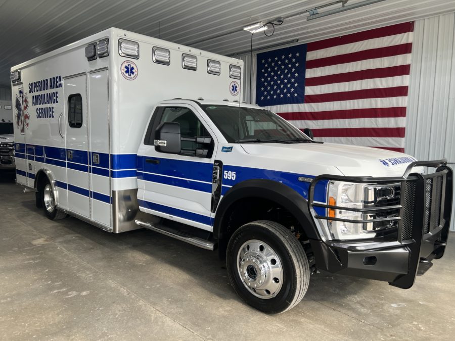 Ford F450 Heavy Duty 4x4 Ambulance delivered to Superior Area Ambulance in Superior, MT