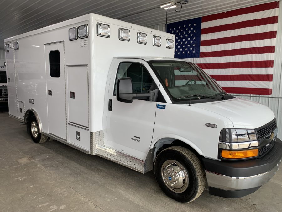 2023 Chevrolet G4500 Type 3 Ambulance delivered to Johnson County Ambulance Service, IA in Iowa City, IA