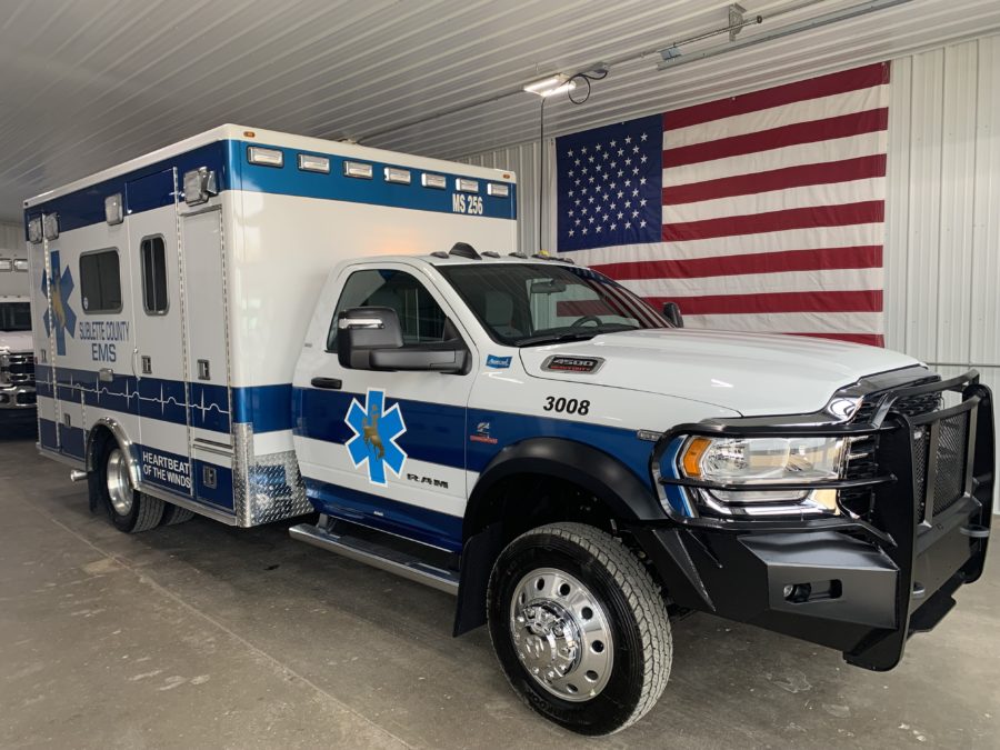 2023 Ram 4500 Heavy Duty 4x4 Ambulance delivered to Sublette County EMS in Pinedale, WY