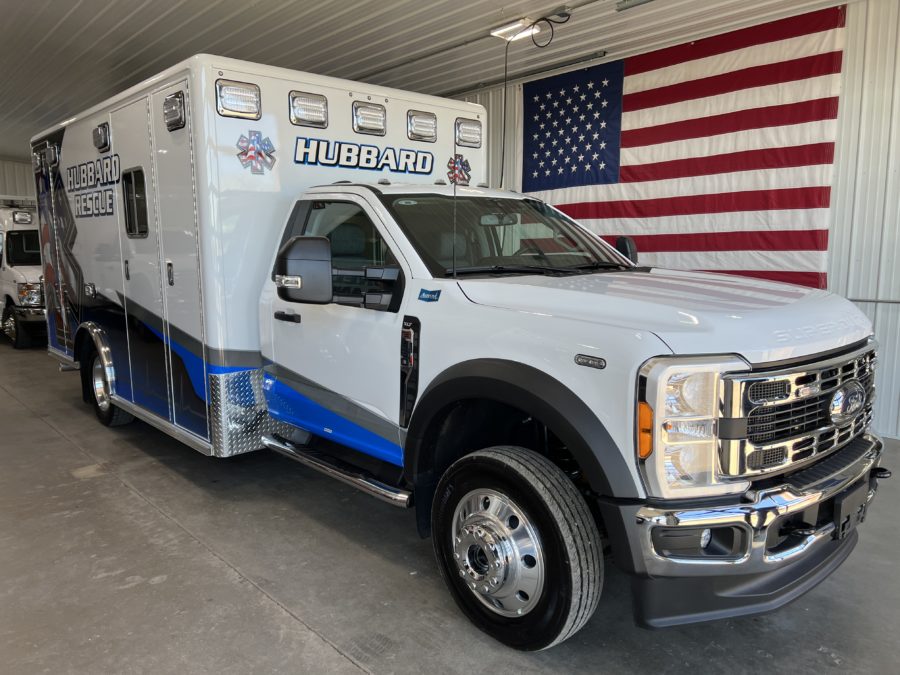 2023 Ford F450 Heavy Duty 4x4 Ambulance delivered to Emerson Fire & Rescue in Emerson, NE