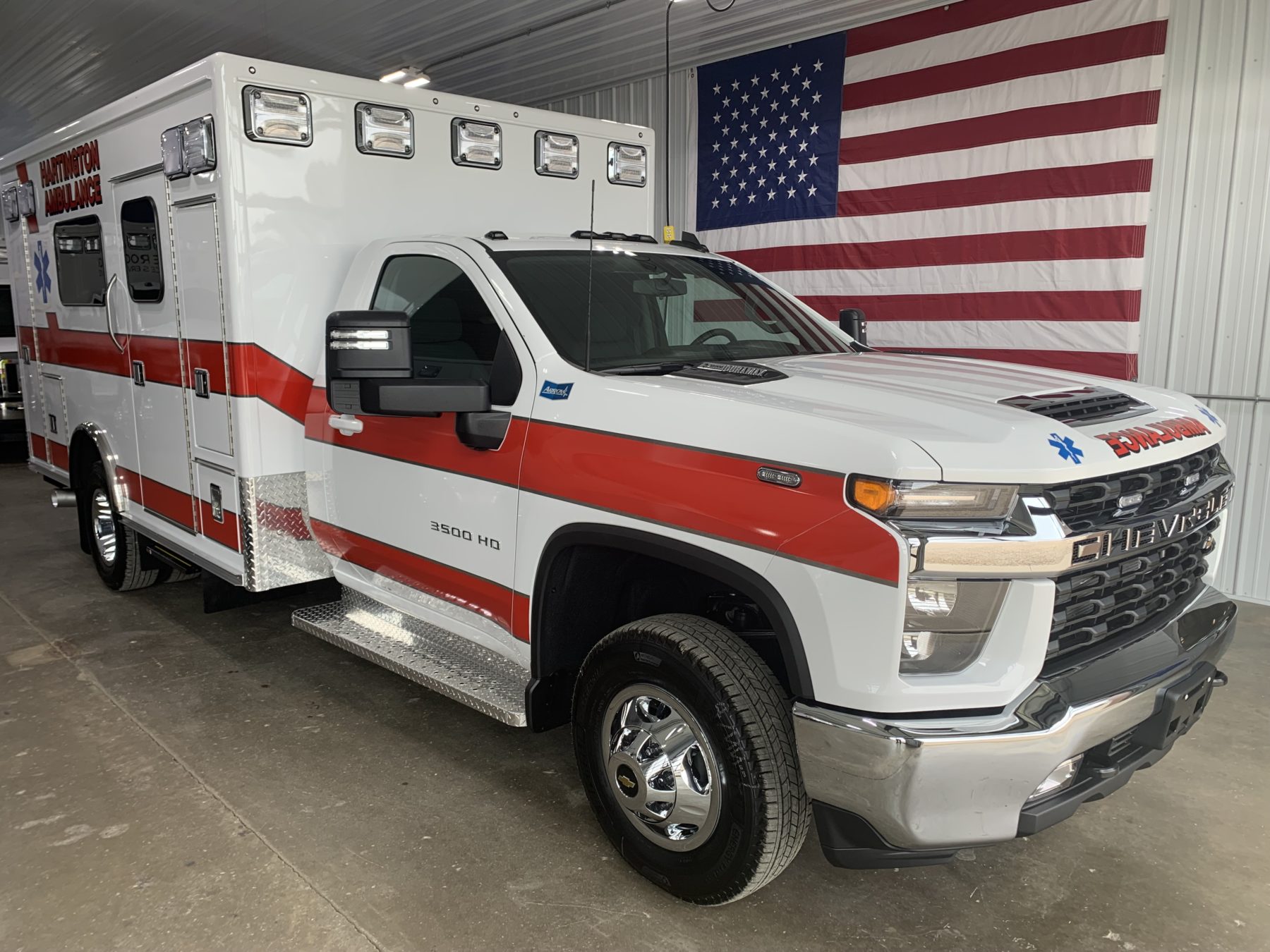 Remount Delivery # 46326 – 2022 Chevrolet K3500 Type 1 4x4 Medtec Ambulance