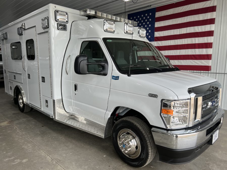 2024 Ford E450 Type 3 Ambulance delivered to Plattsmouth EMS in Plattsmouth, NE