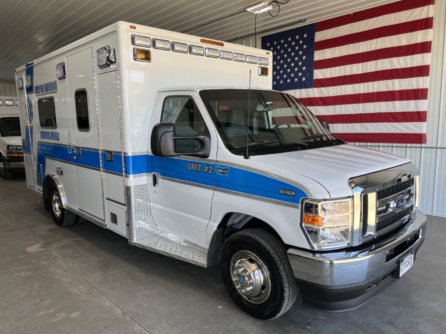 2024 Ford E450 Type 3 Ambulance delivered to Freeman Ambulance Service in Freeman, SD