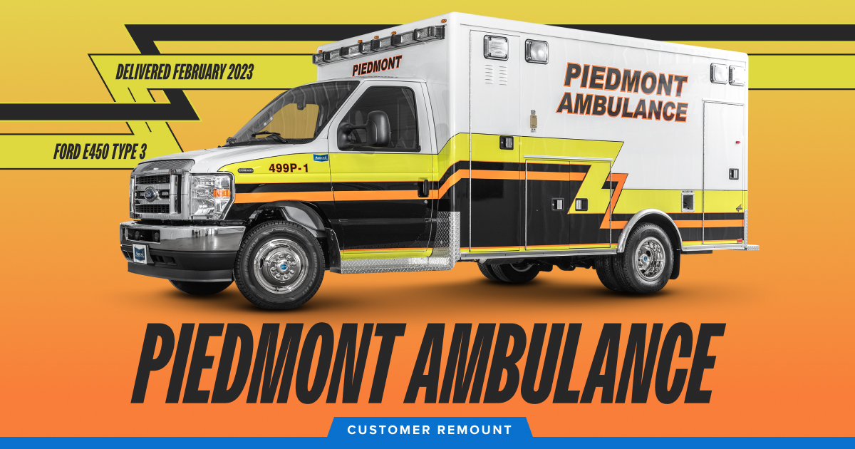 Piedmont Ambulance Remount | Arrow Ambulances