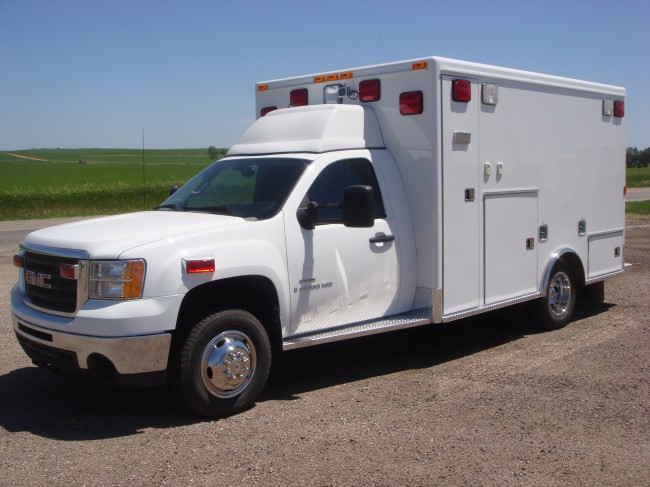 2009 GMC K3500 Type 1 4x4 Ambulance